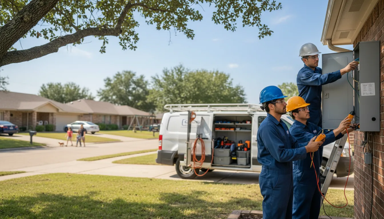 Certified electrician providing emergency electrical services in Benedict, KS